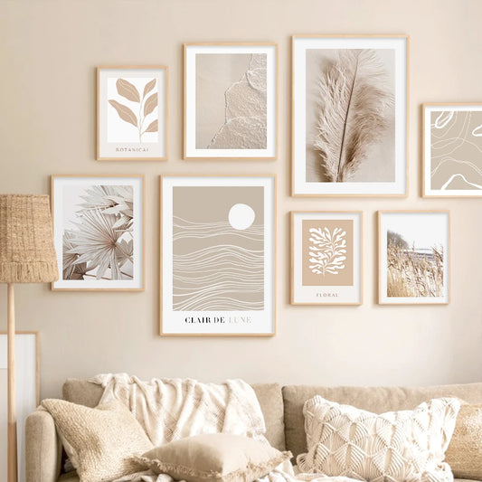 Floral Leaves Canvas Art