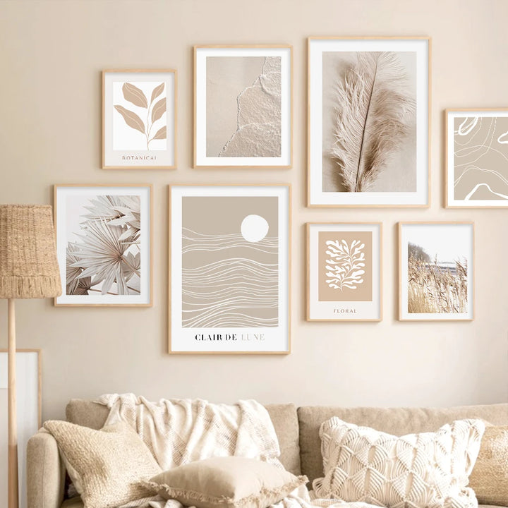 Floral Sea Line Poster