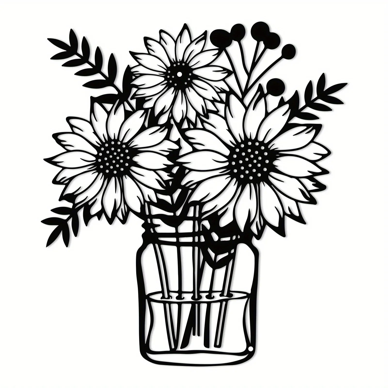 Peach Blossom Metal Art
