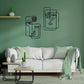 Picasso Metal Wall Set