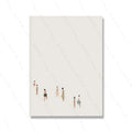 Minimalist Wall Art Set of 3 Fine Print Neutral Triptych Canvas Painting for Bedroom and Living Room Decoration Murals Pictures