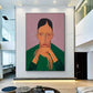 Handmade Figure Canvas Art