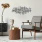 Abstract Grid Metal Art