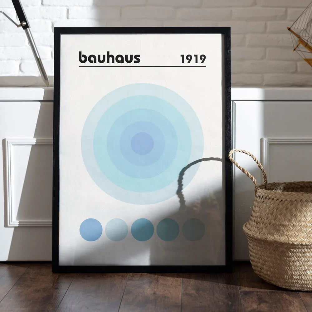 Blue Flower Market Print
