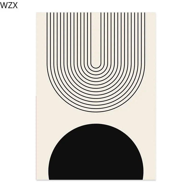 Scandinavian Geometric Canvas Art