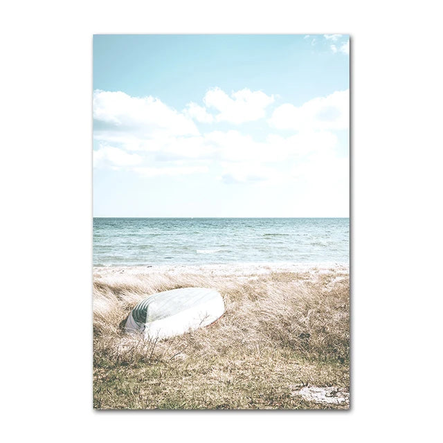 Coastal Turtle Canvas Art