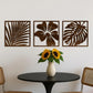 Wooden Jungle Leaf Decor