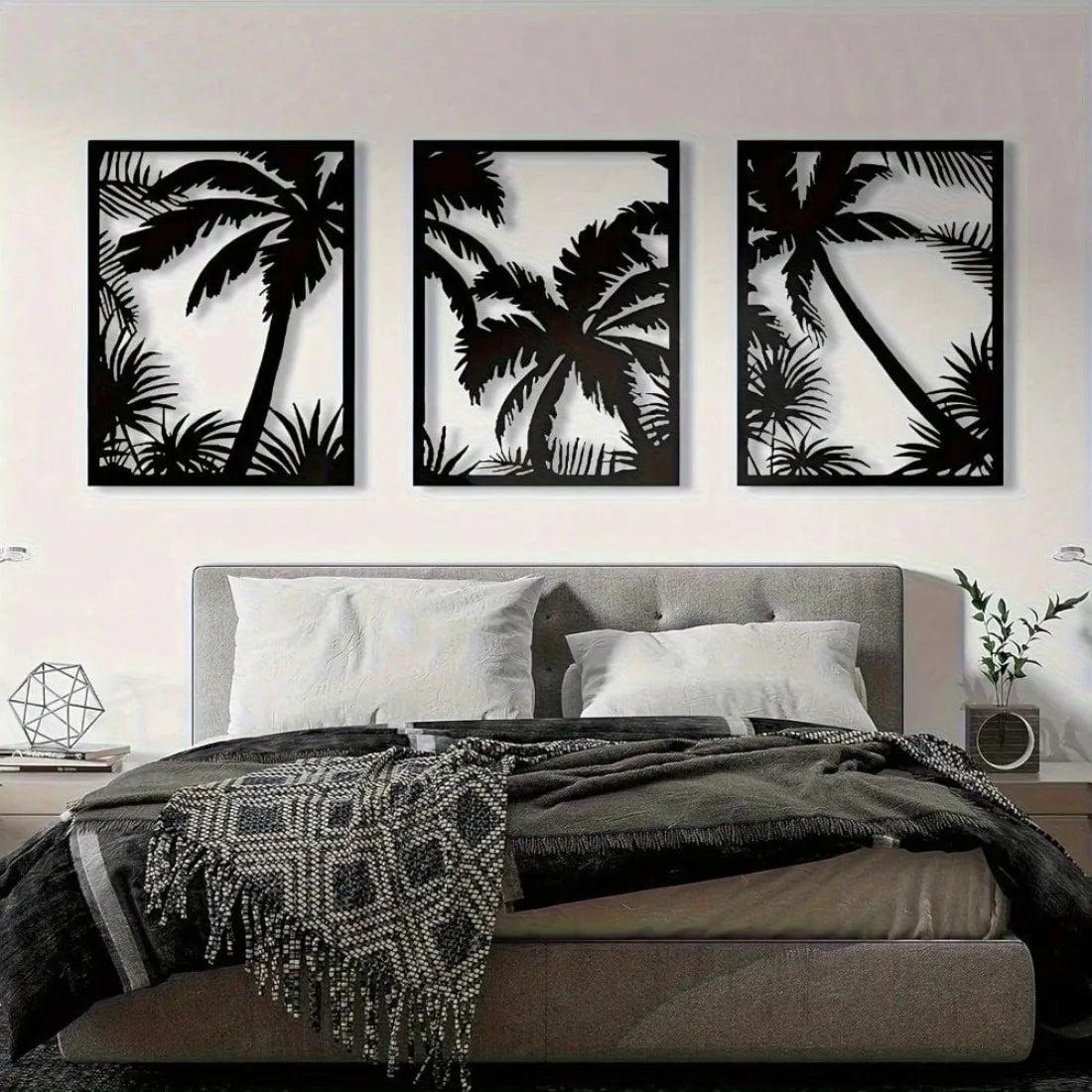 Metal Palm Tree Art