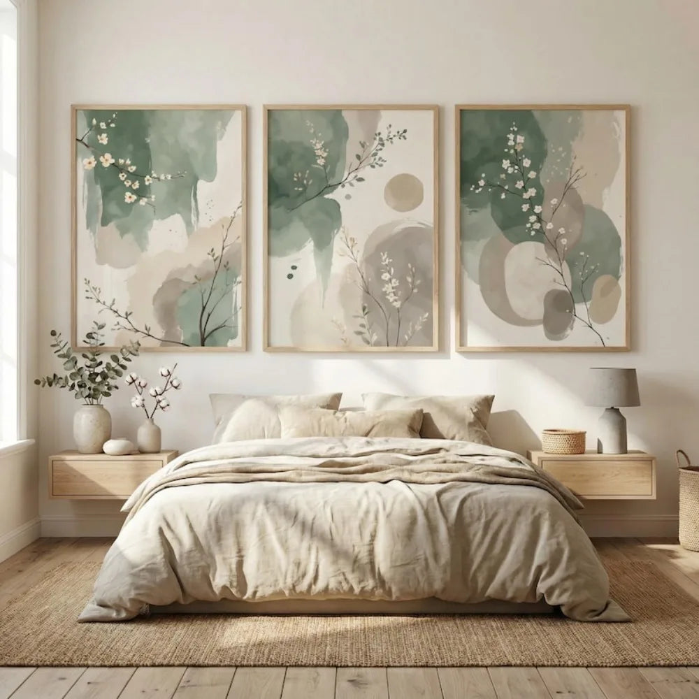 Japanese Leaf Wall Set