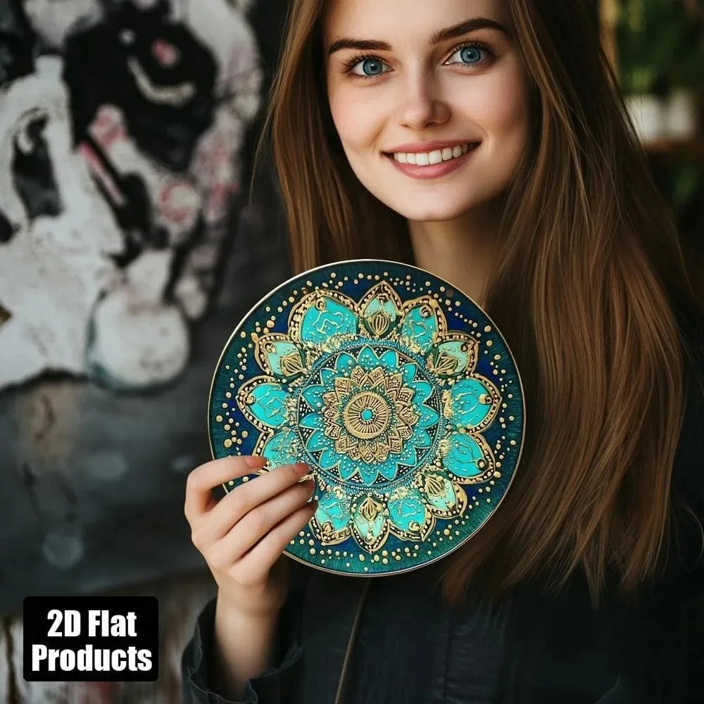 Handmade Mandala Wall Plaque