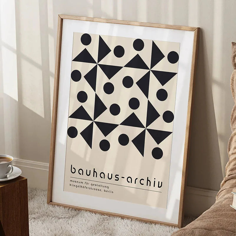 Bauhaus Rainbow Canvas Art
