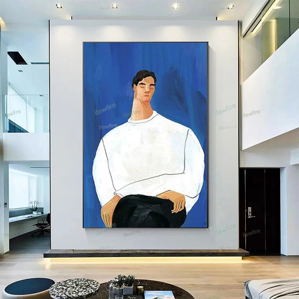 Handmade Figure Canvas Art