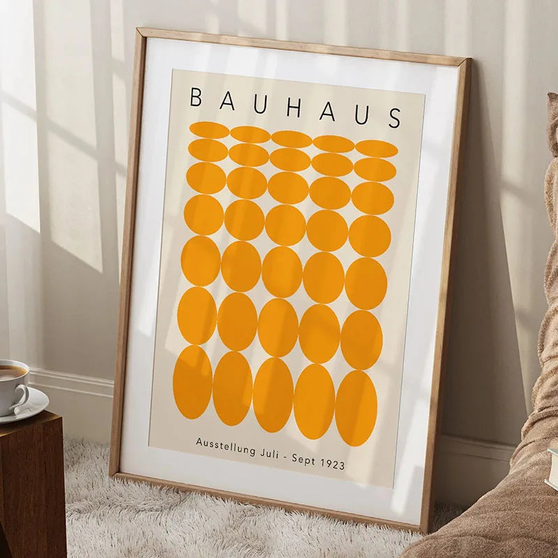 Bauhaus Rainbow Canvas Art