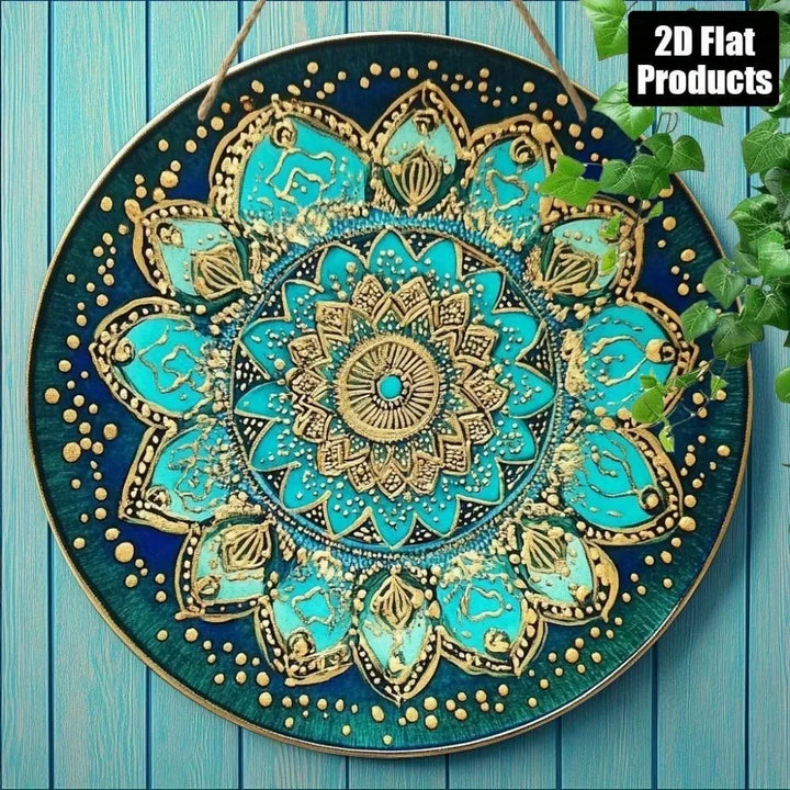 Handmade Mandala Wall Plaque