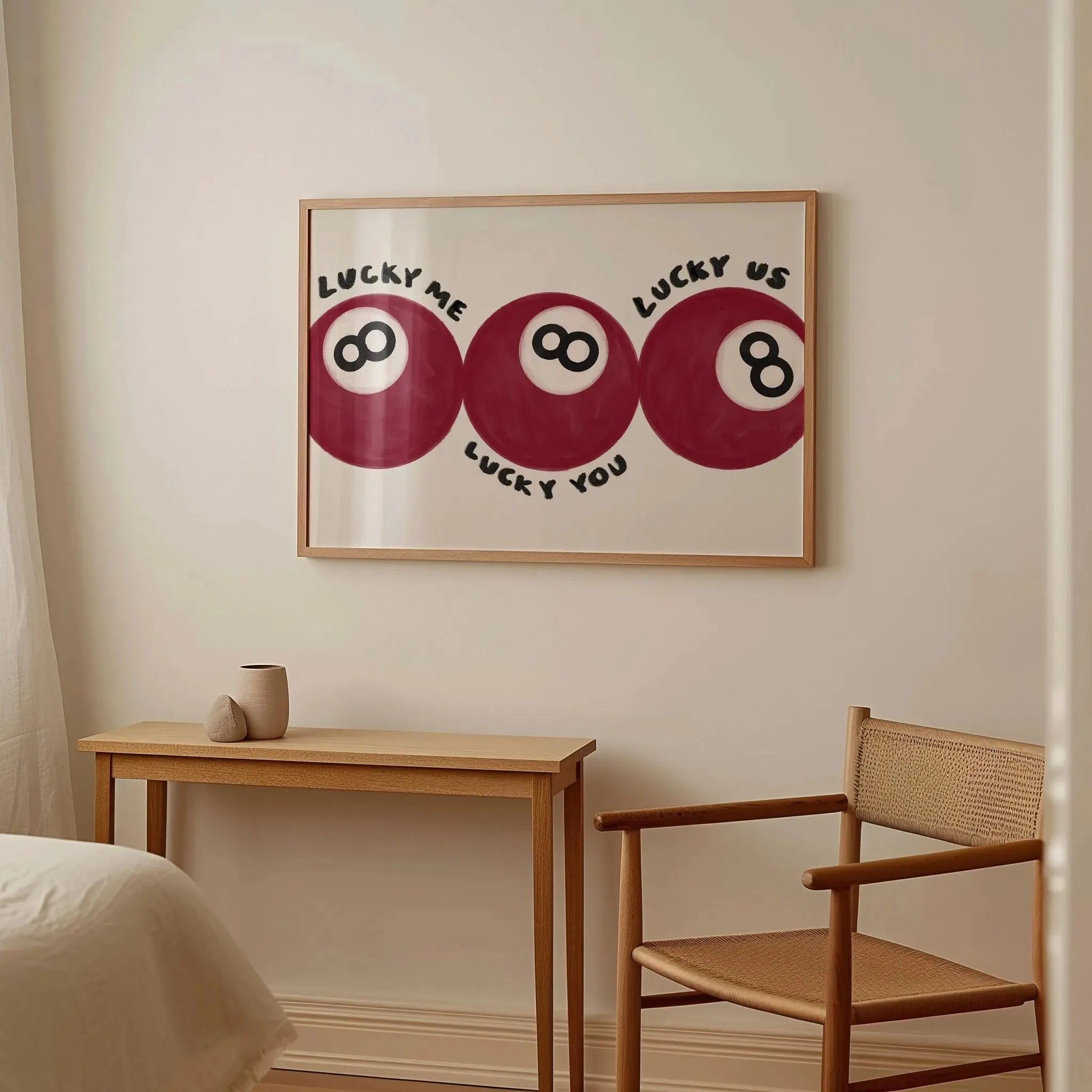 Lucky Eight Ball Canvas