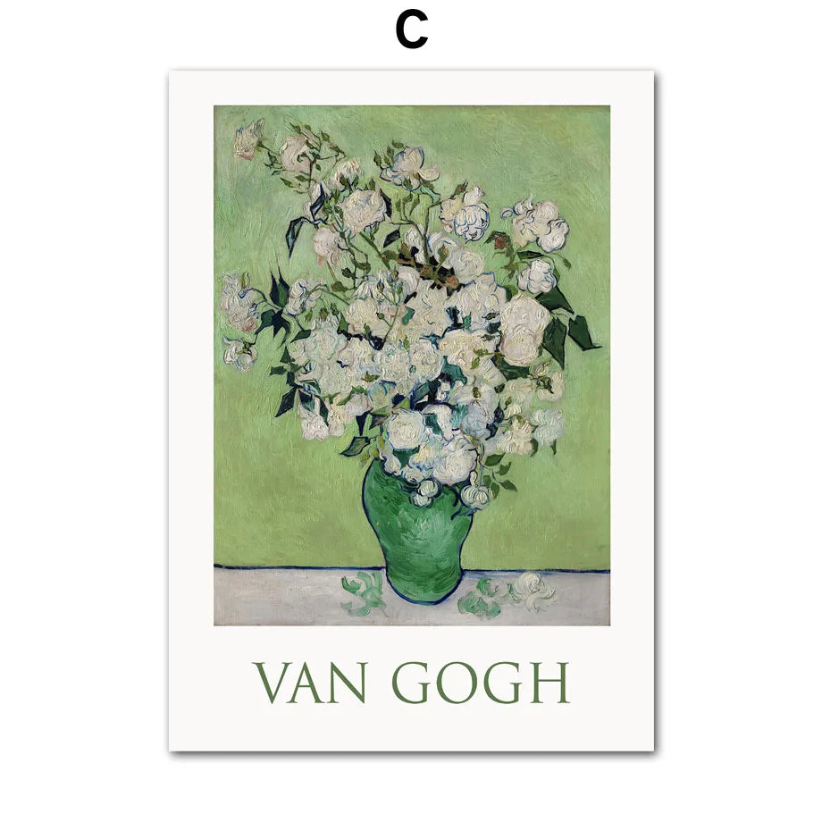 Van Gogh Floral Canvas