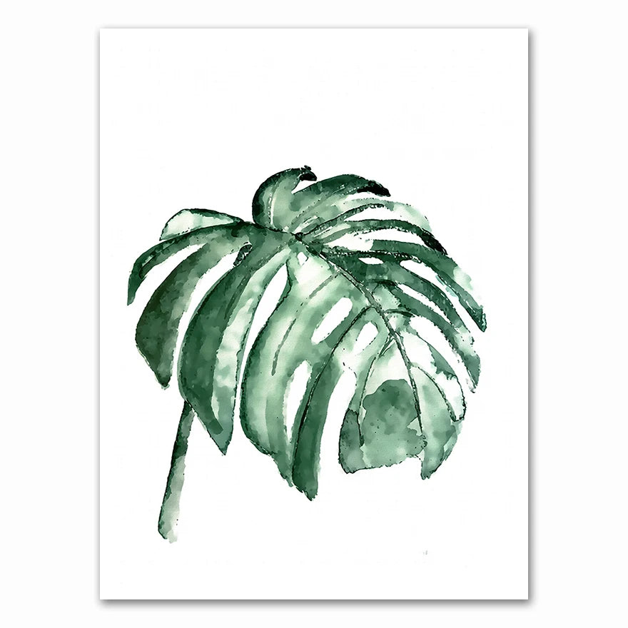 Tropical Plant Canvas Art