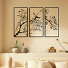 Peach Blossom Metal Art