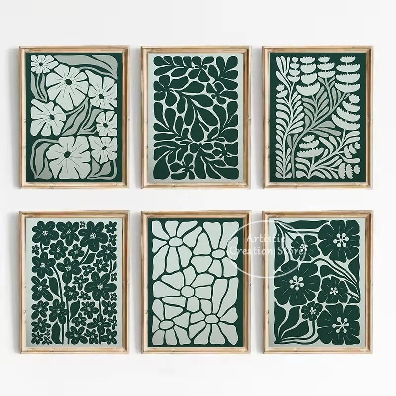 Botanical Flower Market Art