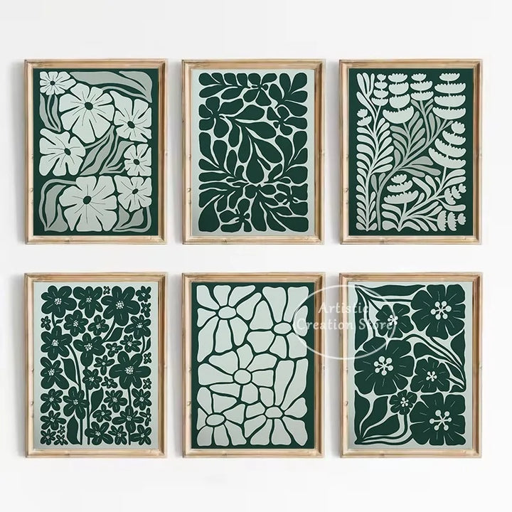 Botanical Flower Market Art