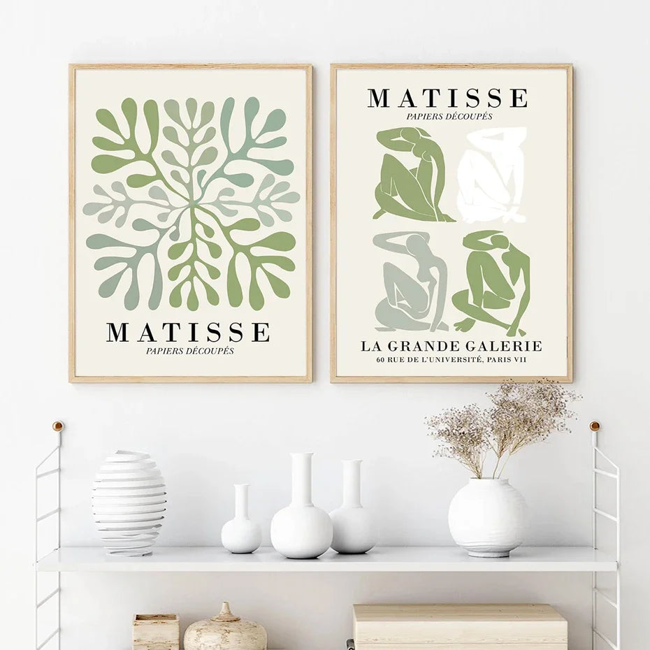 Matisse Floral Line Art
