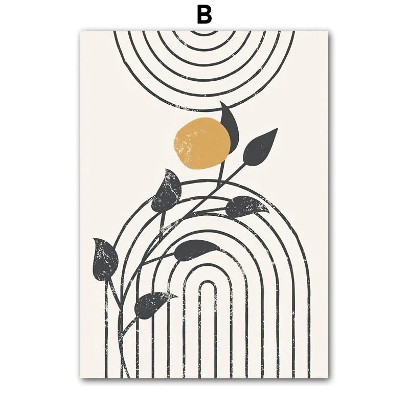 Boho Monstera Canvas Art