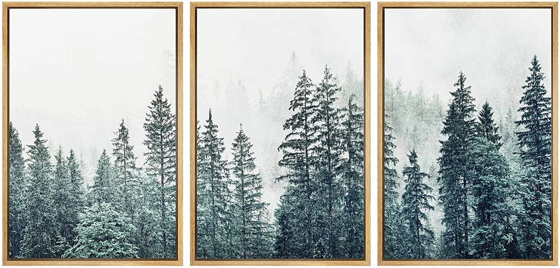 Evergreen Forest Canvas Set