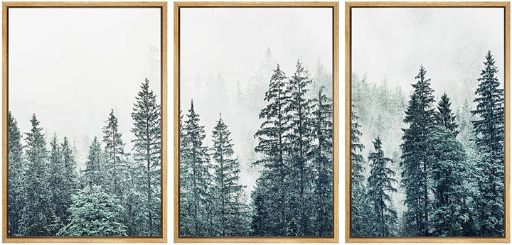 Evergreen Forest Canvas Set