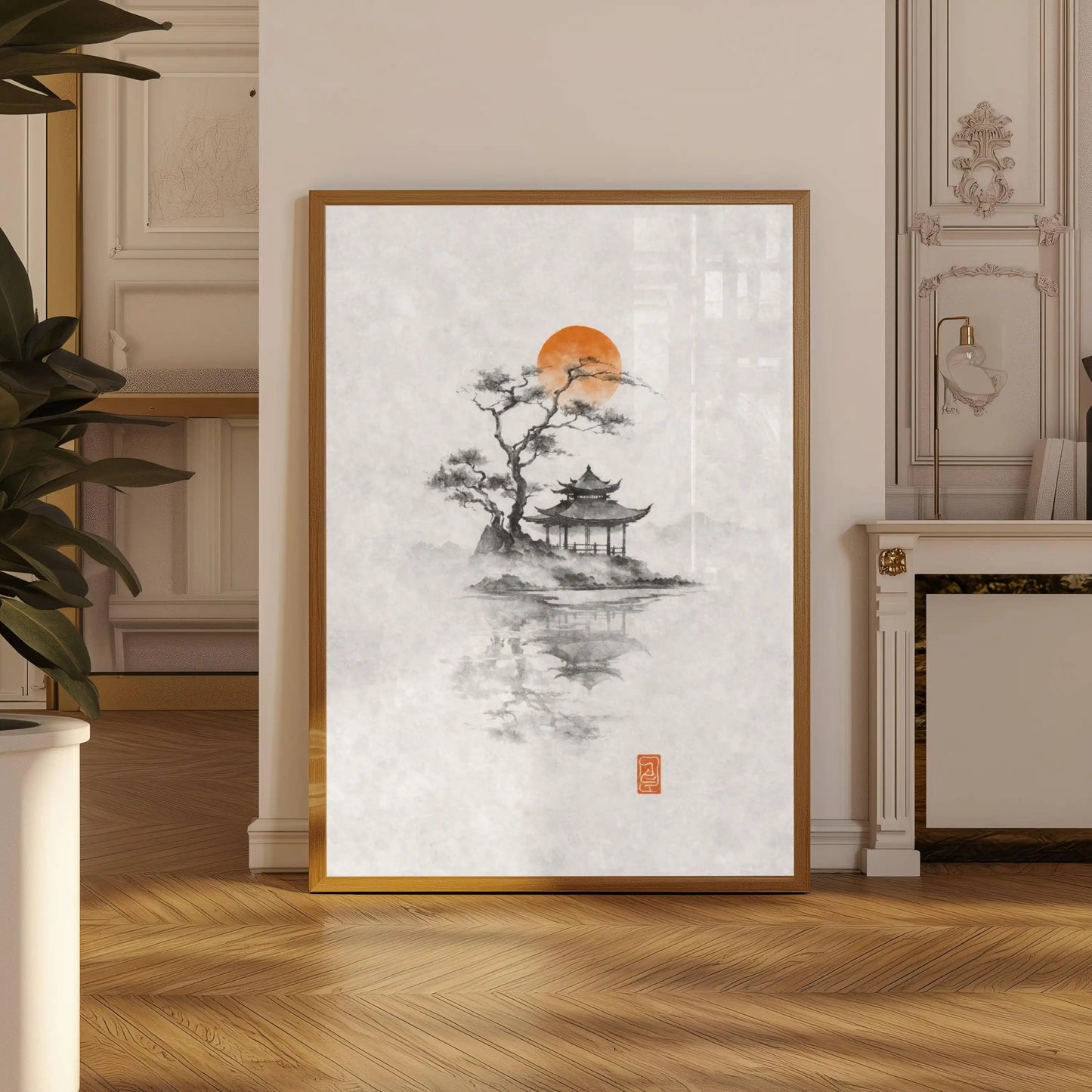 Japanese Bonsai Canvas Art