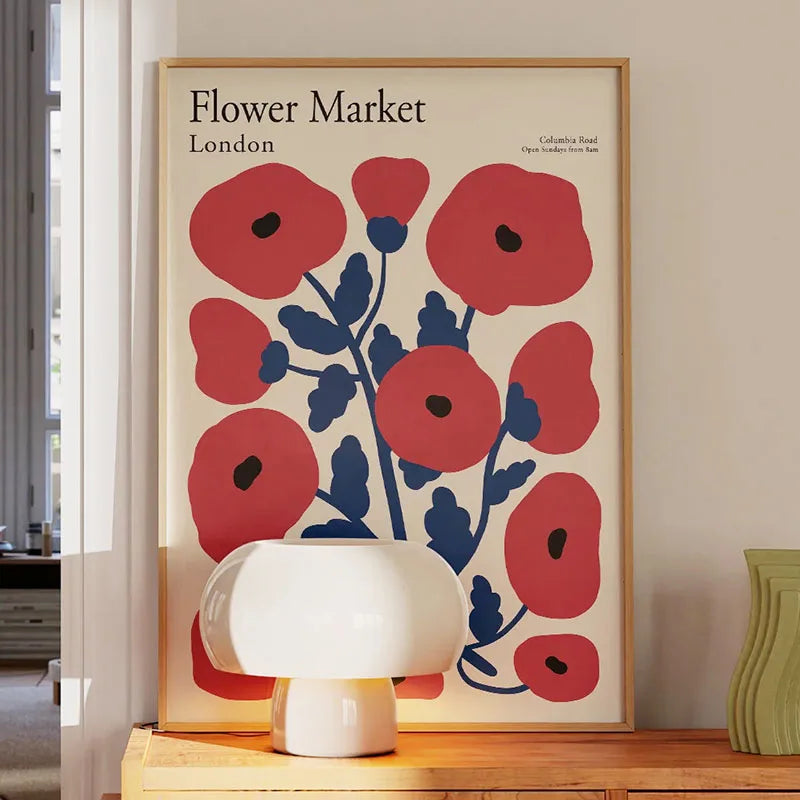 Flower Market Canvas Print