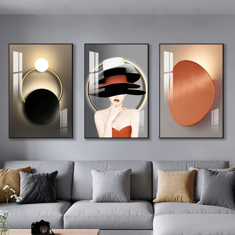 Luxury Woman Canvas Set