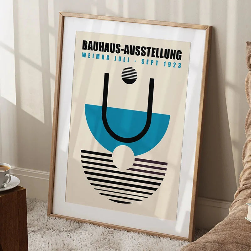 Bauhaus Rainbow Canvas Art