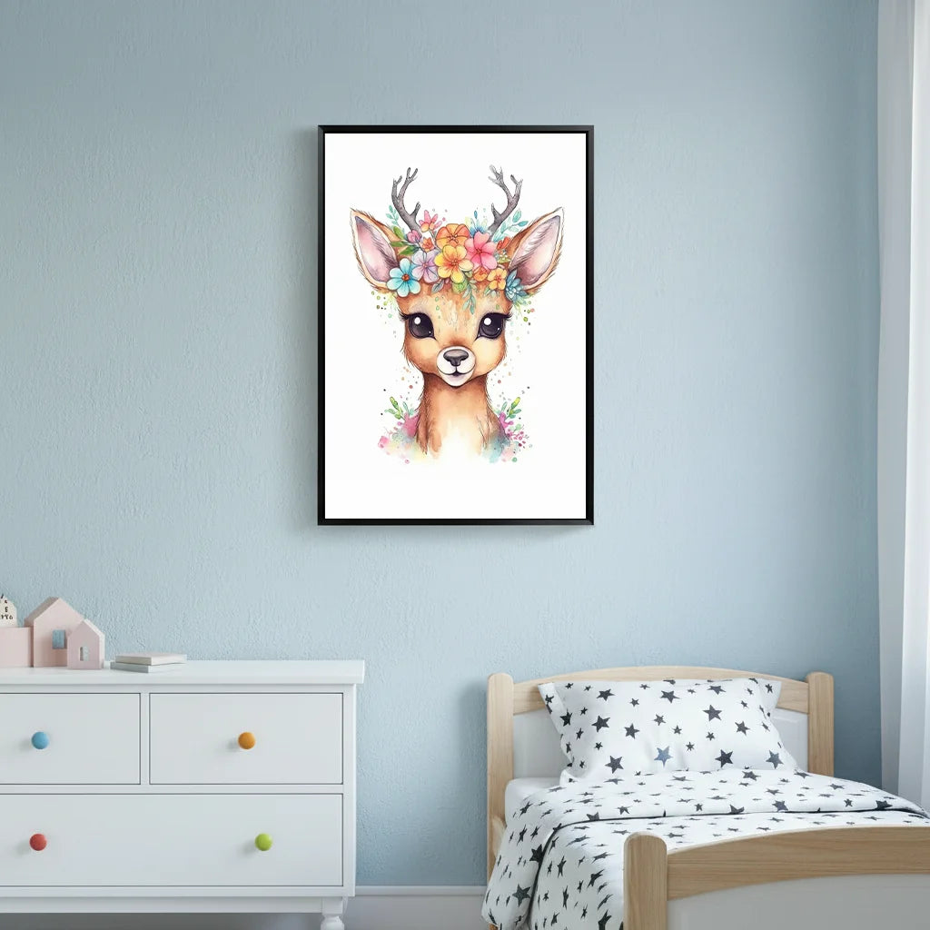 Woodland Animal Nursery Canvas