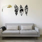 Feather Metal Wall Art