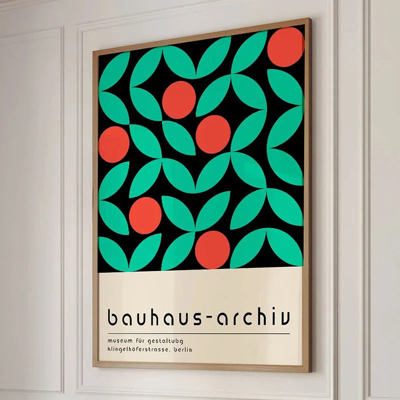 Bauhaus Rainbow Canvas Art