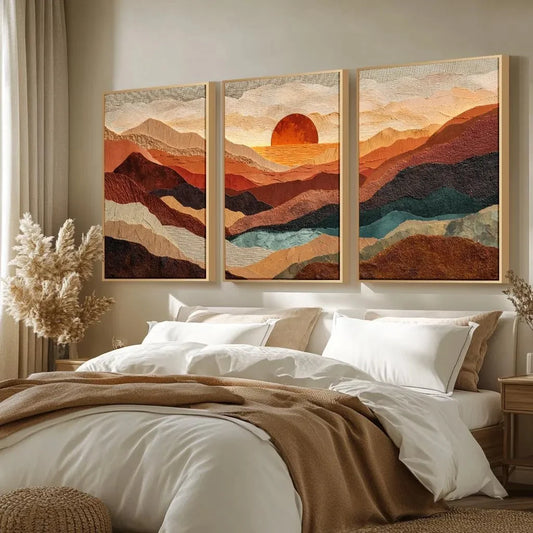 Modern Beach Canvas Set