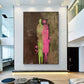 Handmade Figure Canvas Art