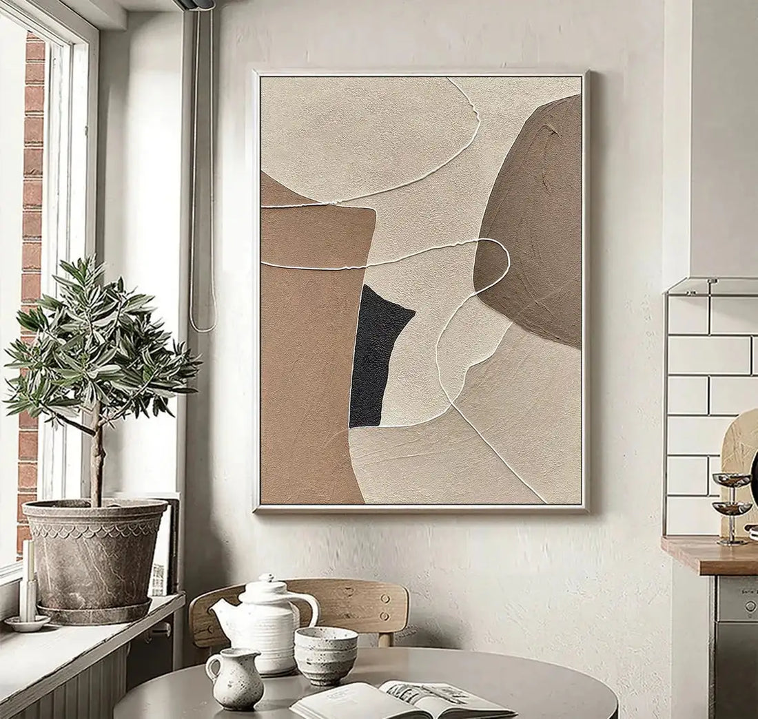 Green Bauhaus Block Art