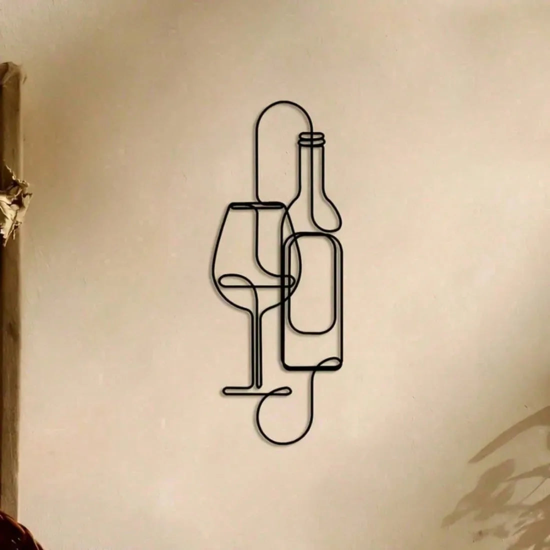 Modern Iron Wine Rack