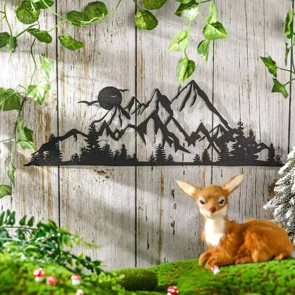 Mountain Metal Wall Art