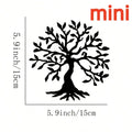 3pcs Black Metal Wall Art Decor Tree Of Life Metal Tree Wall Art Tree Sign Metal Wall Decoration Housewarming Hanging Wall Art