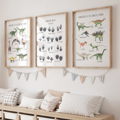 Dinosaur Kids Canvas Art
