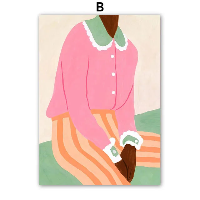Fashion Girl Canvas Art