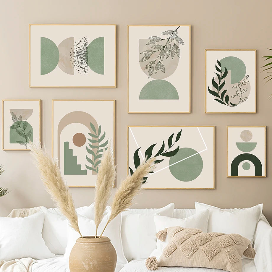 Sage Botanical Canvas Art