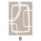 Beige Line Canvas Art