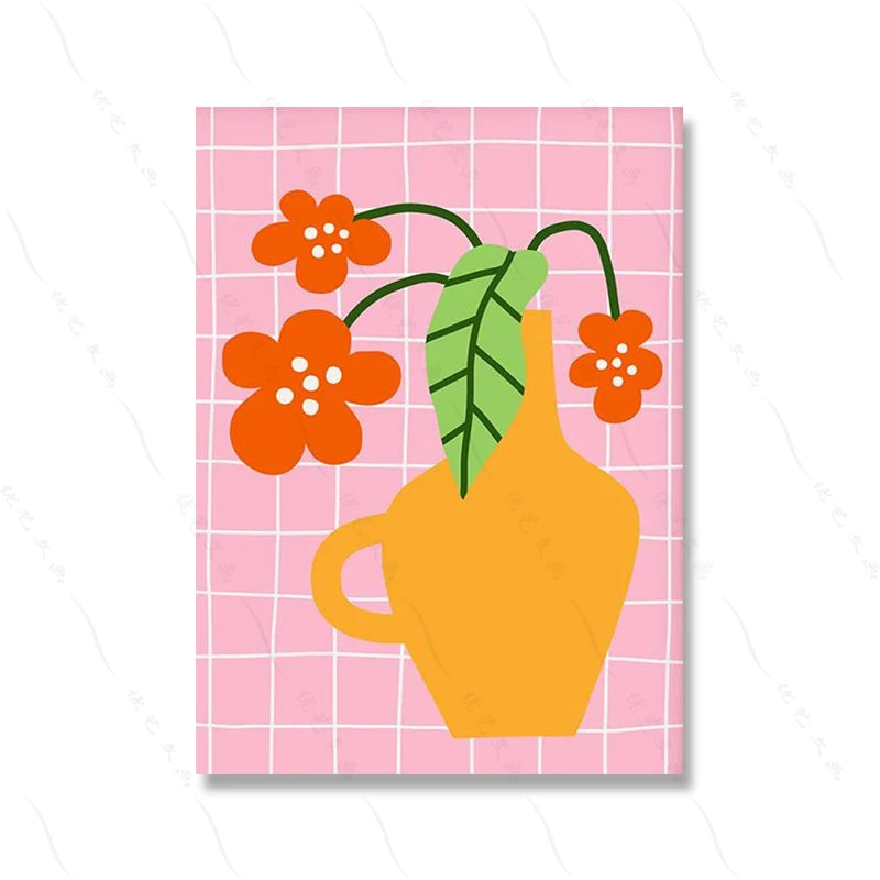 Scandinavian Floral Canvas