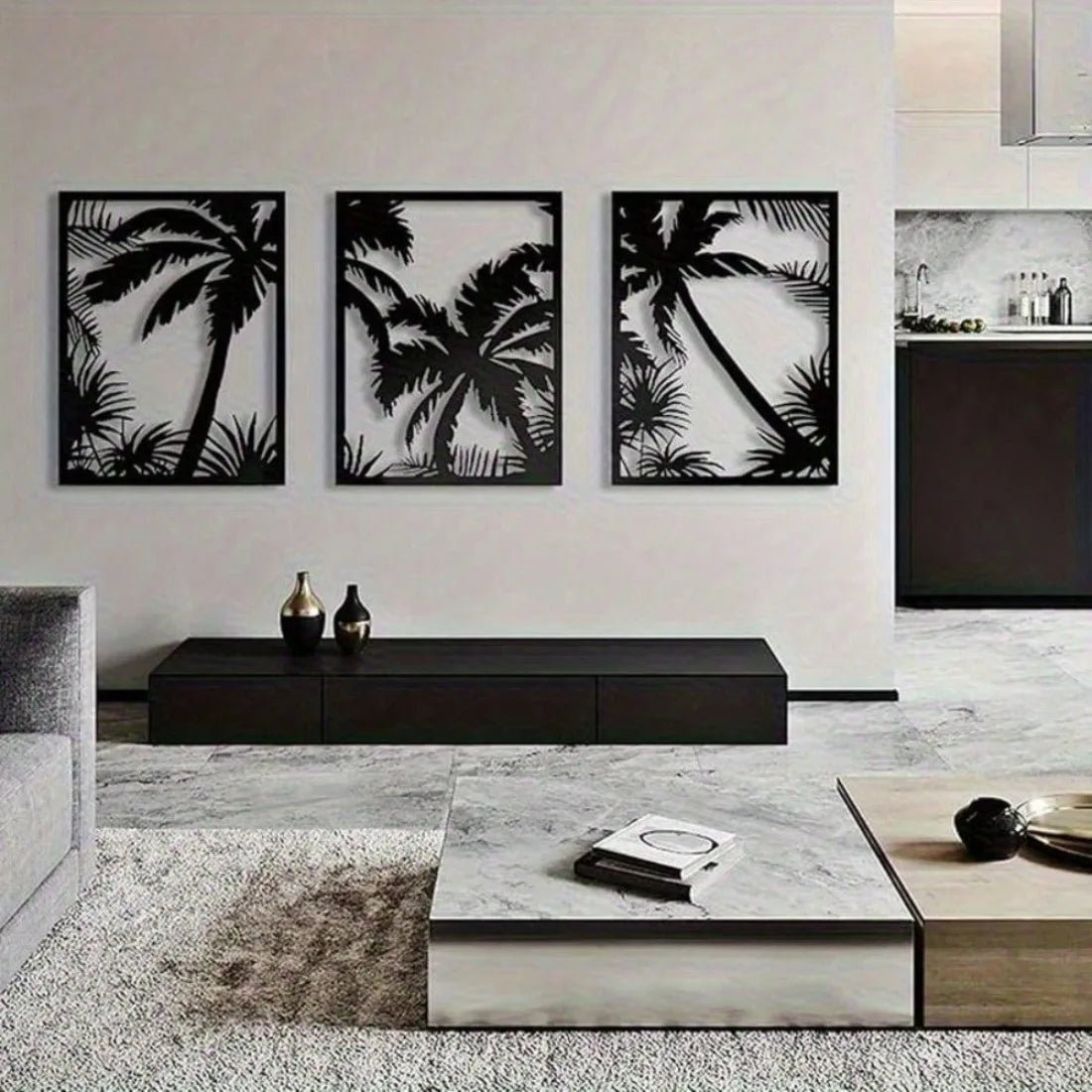 Metal Palm Tree Art