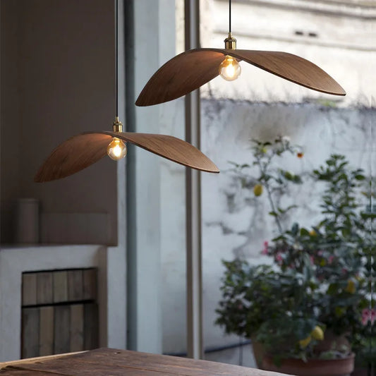 Walnut LED Pendant Light