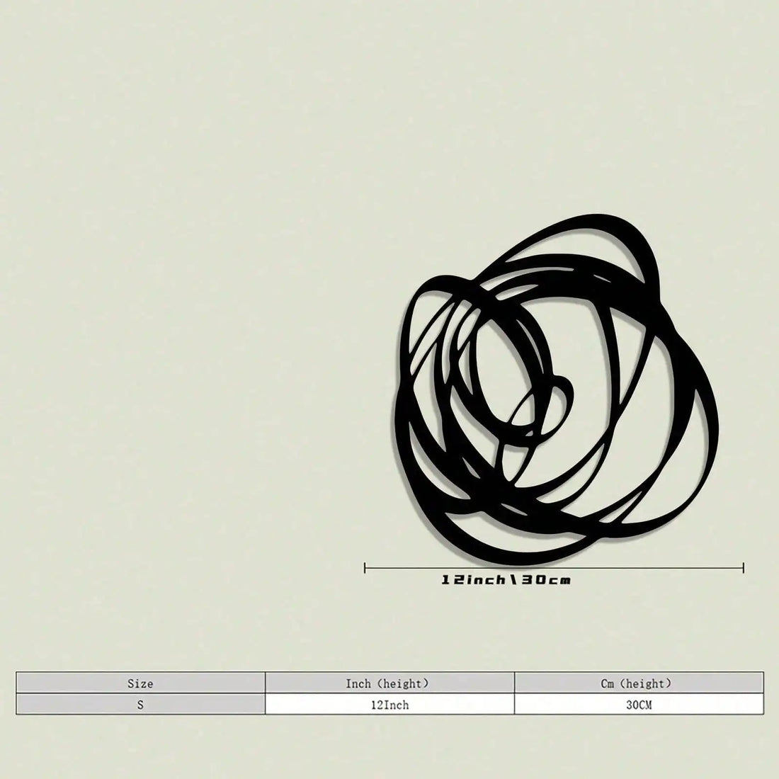 Circular Iron Wall Sculpture