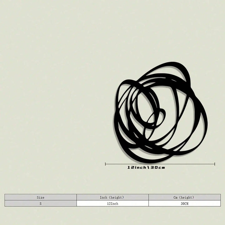Circular Iron Wall Sculpture